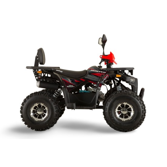 Atv 125cc Mini Rocket Hunter II Deluxe 8" automat 4T benzina rosu
