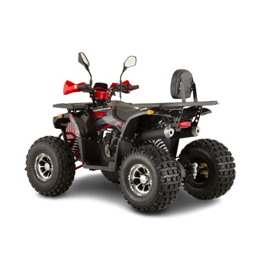 Atv 125cc Mini Rocket Hunter II Deluxe 8" automat 4T benzina rosu