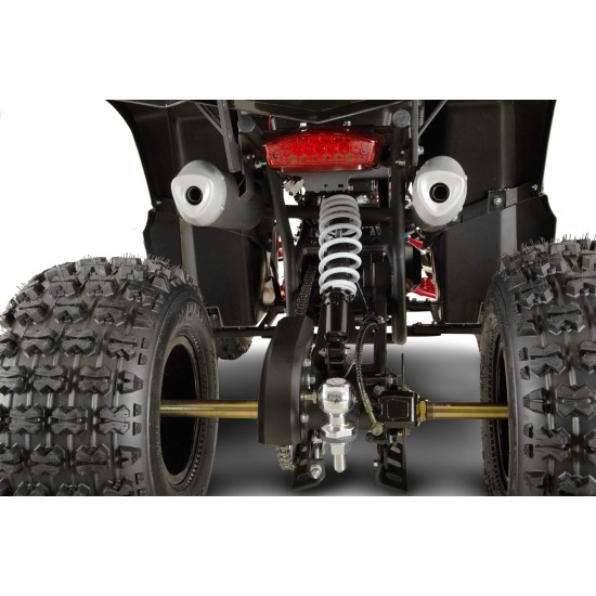 Atv 125cc Mini Rocket Hunter II Deluxe 8" automat 4T benzina rosu