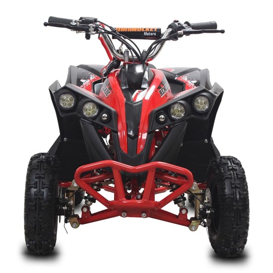 Atv copii 49cc Minigade 6" pornire electrica rosu