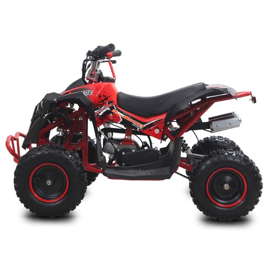 Atv copii 49cc Minigade 6" pornire electrica rosu