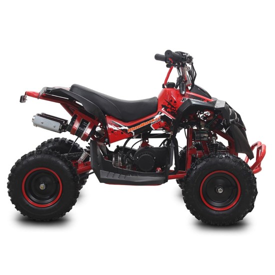 Atv copii 49cc Minigade 6" pornire electrica rosu