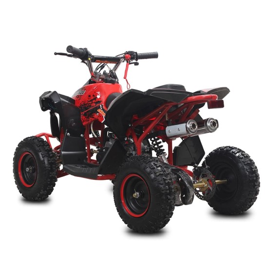 Atv copii 49cc Minigade 6" pornire electrica rosu