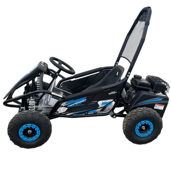 Buggy copii 98cc Mud Monster 6" automata 4T benzina albastru