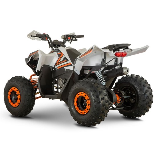 Atv 125cc Mini Rocket Panther 8" semi-automat 4T benzina alb