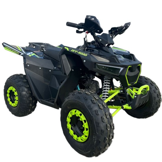 Atv 125cc Mini Rocket Panther 8" semi-automat 4T benzina negru