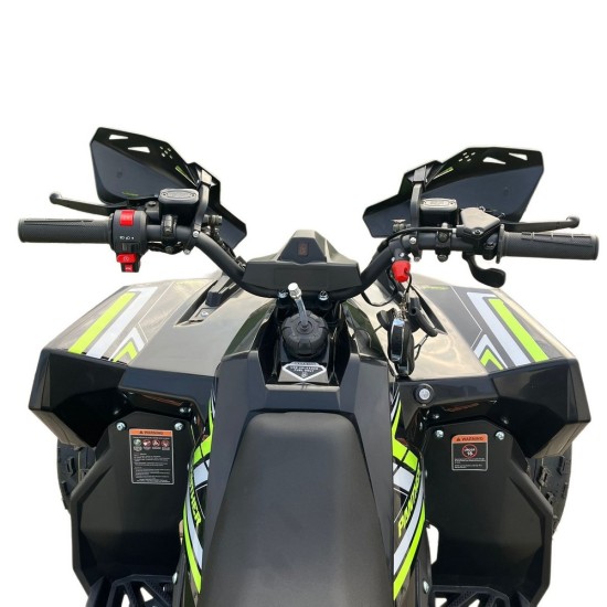 Atv 125cc Mini Rocket Panther 8" semi-automat 4T benzina negru