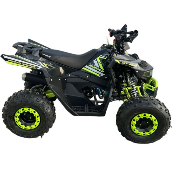 Atv 125cc Mini Rocket Panther 8" semi-automat 4T benzina negru
