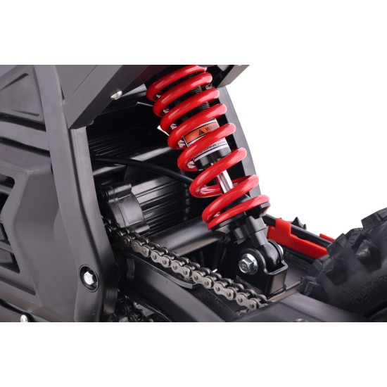 Cross electric MRM PitVolt 17/14" 6000W 72V 25Ah Li-Ion rosu