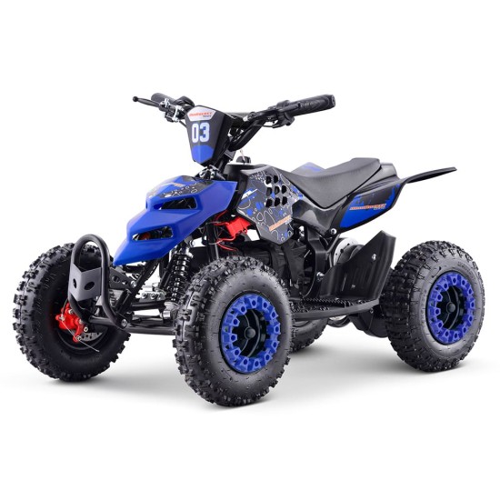 Atv electric copii Repti Deluxe 6" 1000W 36v albastru