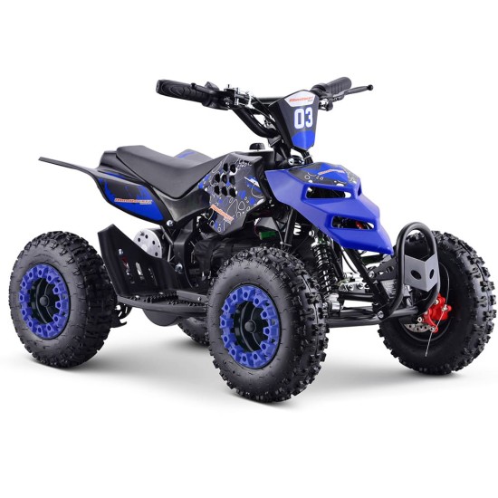 Atv electric copii Repti Deluxe 6" 1000W 36v albastru