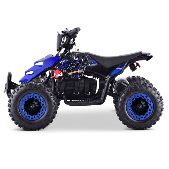 Atv electric copii Repti Deluxe 6" 1000W 36v albastru