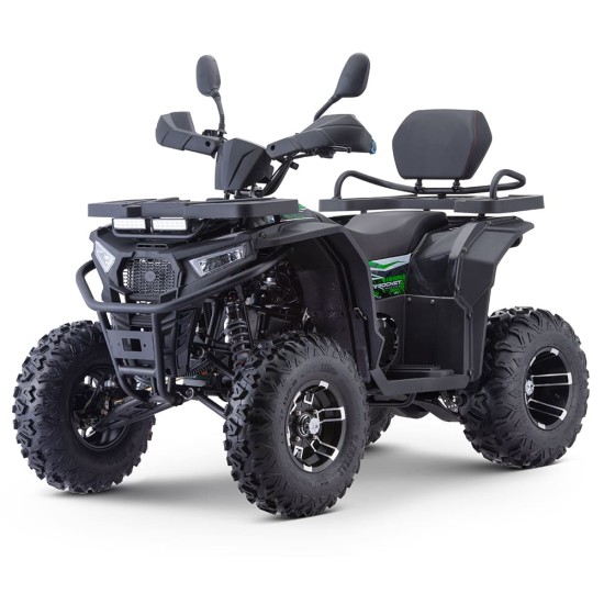 Atv 200cc Mini Rocket Taurus 4T benzina 10" negru/verde