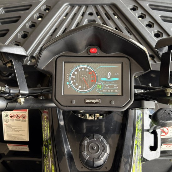 Atv 200cc Mini Rocket Taurus 4T benzina 10" negru/verde