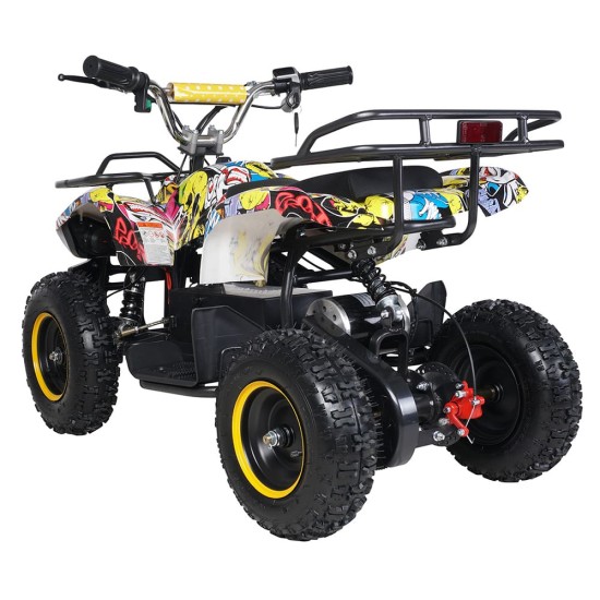 Atv electric copii Torino Graffiti 6" 1000w 36v galben