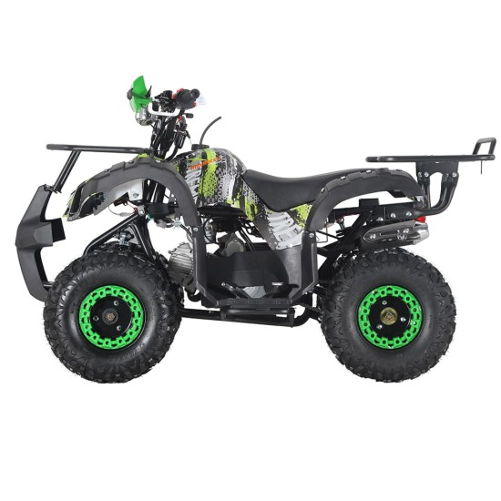 Atv copii 125cc Mini Rocket Toronto 7" automat 4T benzina verde graffiti