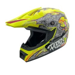 Casca cross/atv copii Mejia galben/gri marime XL