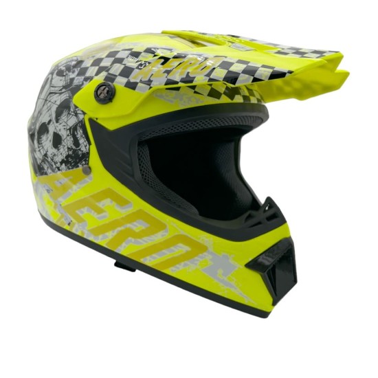 Casca cross/atv copii Mejia galben marime M