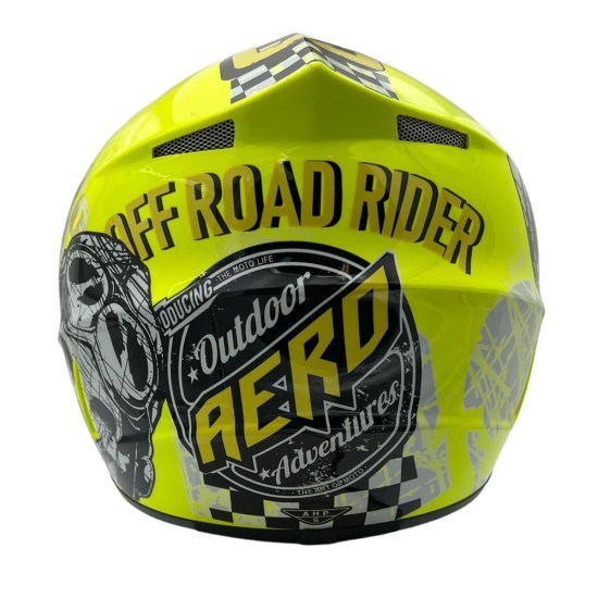 Casca cross/atv copii Mejia galben marime M