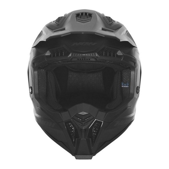 Casca cross/enduro Nox N634 negru mat marime L