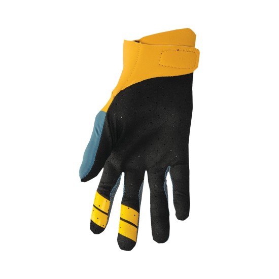 Manusi cross/enduro/atv Thor Agile Rival, albastru/galben, marime M