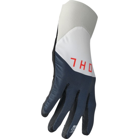 Manusi cross/enduro/atv Thor Agile Rival, gri/albastru, marime S