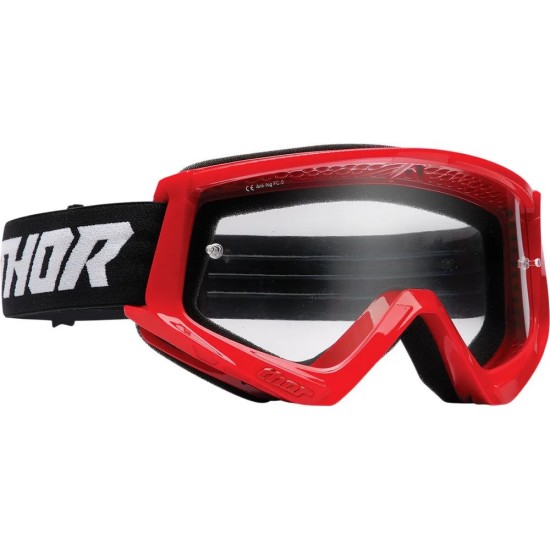 Ochelari cross/enduro copii Thor Combat Racer rosu