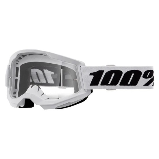 Ochelari cross/enduro/atv 100% Strata 2, alb