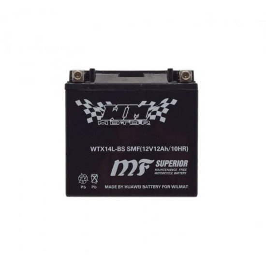 Baterie moto YTX14L-BS 12v12ah, WM
