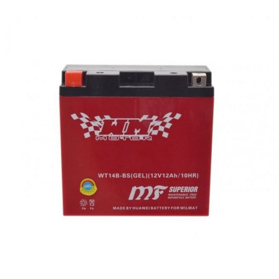 Baterie moto YT14B-BS 12v12ah, WM