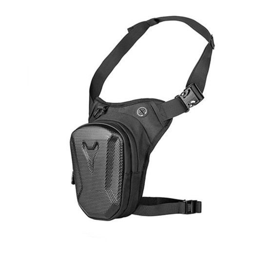Geanta de picior moto impermeabil universal negru
