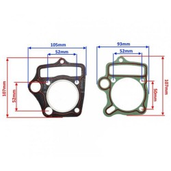 Set garnituri cilindu-chiuloasa cross 125cc 154FMI