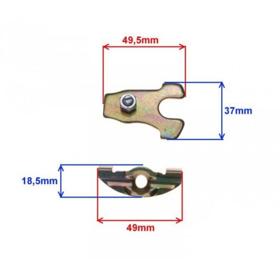 Cama ambreiaj cross 125cc 154FMI