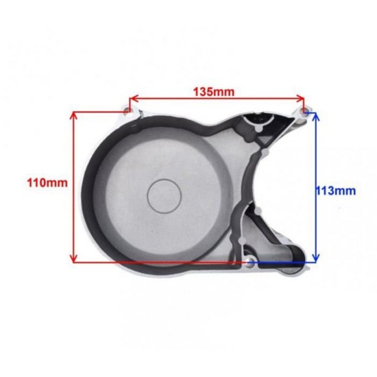 Capac motor stanga cross 140cc YX140