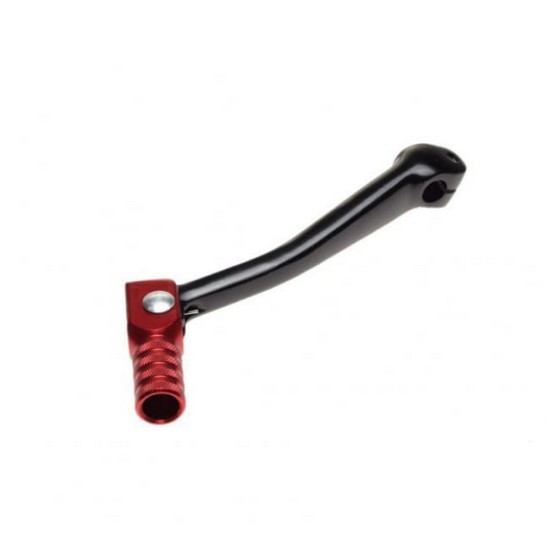 Pedala schimbator cross 125-140cc negru/rosu