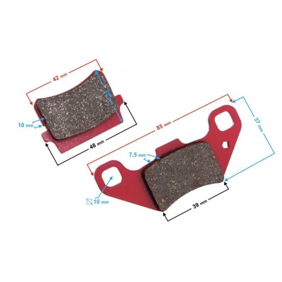 Set placute frana atv 150cc