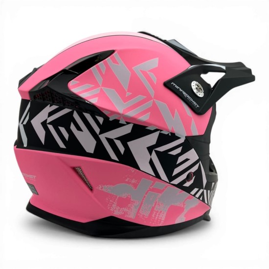 Casca cross/atv copii MiniRocket roz marime YS