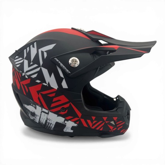 Casca cross/atv copii MiniRocket rosu marime YS