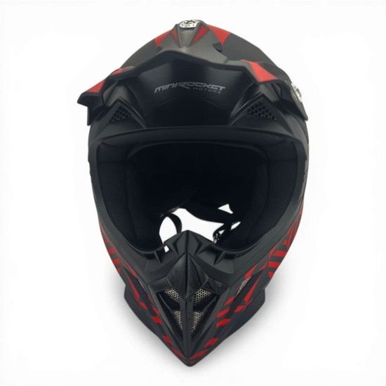 Casca cross/atv copii MiniRocket rosu marime YS