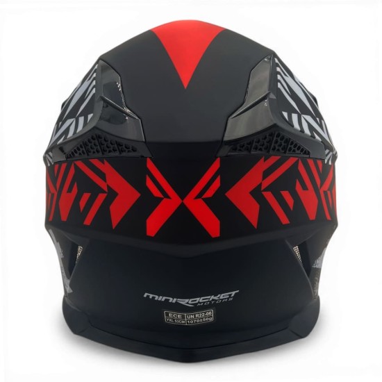 Casca cross/atv copii MiniRocket rosu marime YS
