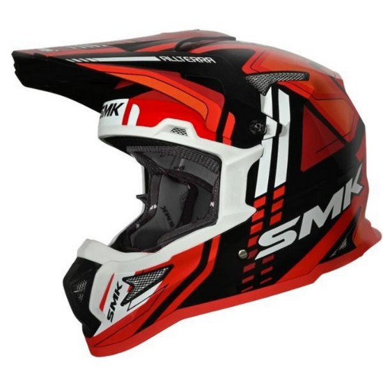 Casca cross/enduro SMK Allterra X-Sprint negru/rosu/alb marime L
