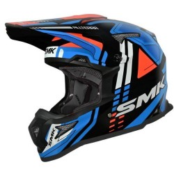 Casca cross/enduro SMK Allterra X-Sprint albastru/portocaliu/alb marime S