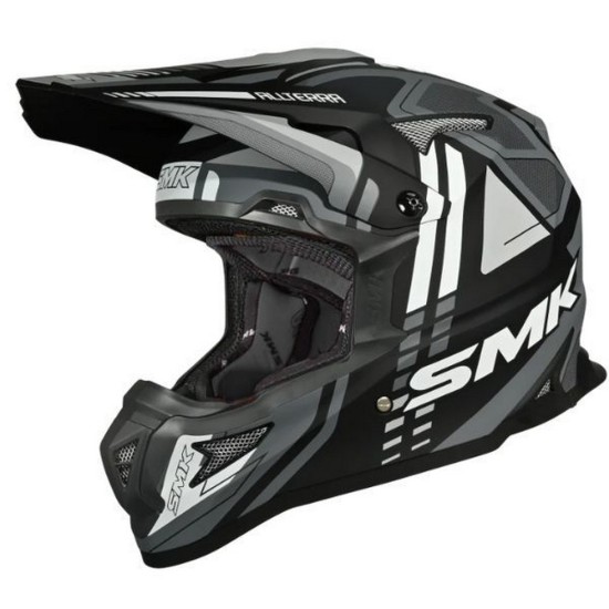 Casca cross/enduro SMK Allterra X-Sprint negru/gri/alb marime 2XL