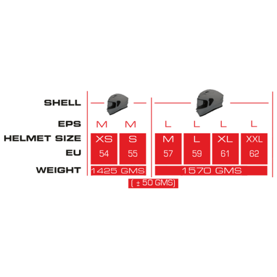 Casca SMK Stellar Faro albastru/gri/rosu marime 2XL