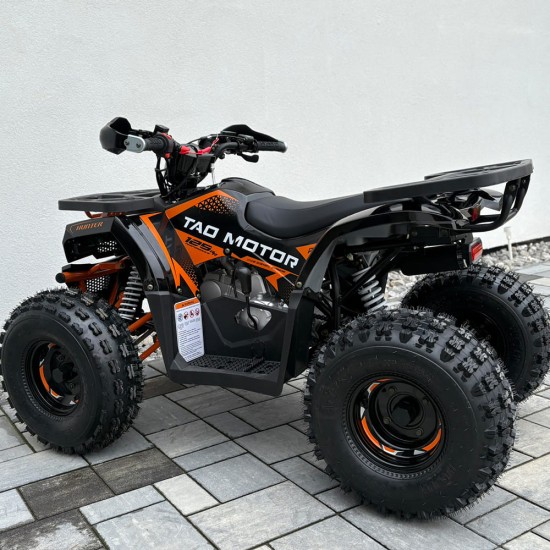 Atv 125cc Tao Hunter II 8" automat 4T benzina negru/portocaliu