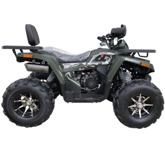 Atv 200cc Tao Shark Fourcraft 4T benzina 10" Verde