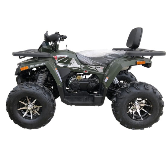 Atv 200cc Tao Shark Fourcraft 4T benzina 10" Verde