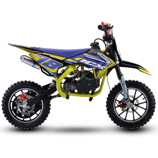 Motocicleta cross copii NCX Vyper Evo Race Pro 10/10 albastru/galben