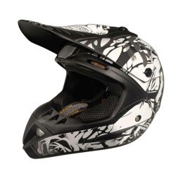 Casca cross/atv copii Rival Store alb/negru marime S