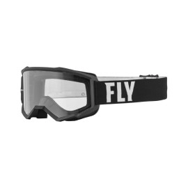 Ochelari cross/enduro Fly Racing Focus, negru/alb